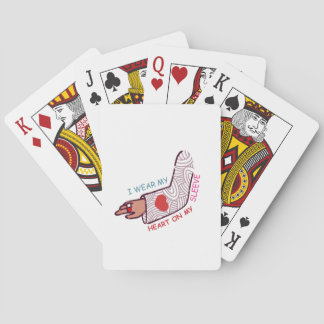 Funny Valentine’s Day Love Pun Lovecore Esthetic  Poker Cards