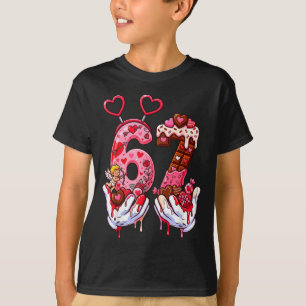 Funny Valentine's Day 67 Meme Hands Six Seven Cud  T-Shirt