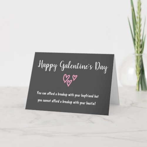 funny valentines day best friend cute holiday card