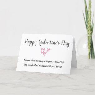 funny valentine's day best friend cute holiday card