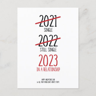 Funny Valentine's Day Card 2023 In a relationship
