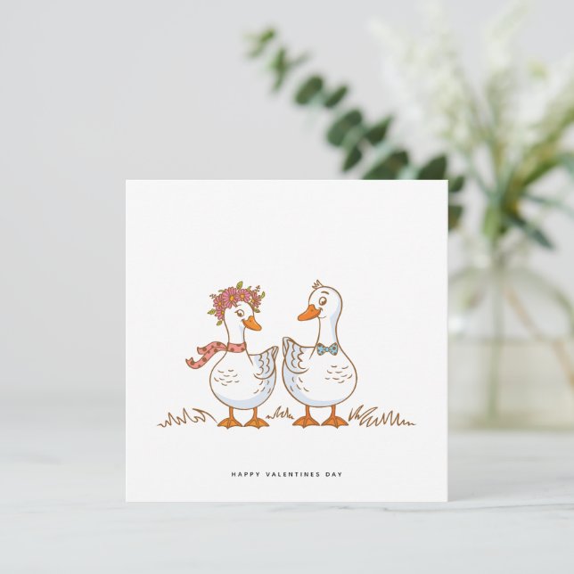 Funny Valentines day card For Husaband Wife (Standing Front)