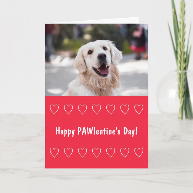 Funny Valentine's Day card from dog (Front)