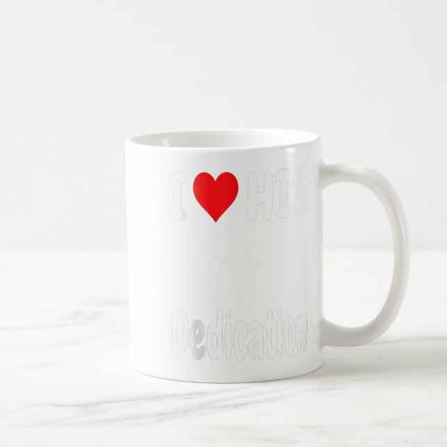 Funny Valentine's Day Couple Matching I Love His D Coffee Mug (Right)