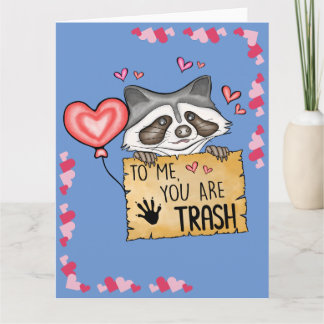 Funny Valentine's Day Folded Greeting Card