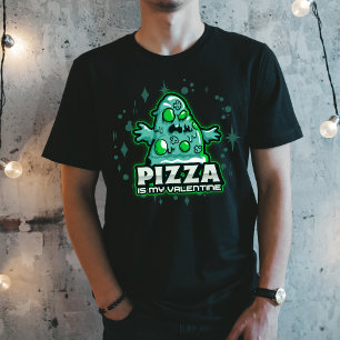 Funny Valentines Day Gift for Gamers. Pizza Love T-Shirt