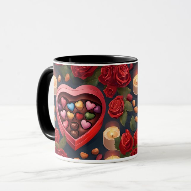 funny valentines day gift mug (Front Left)