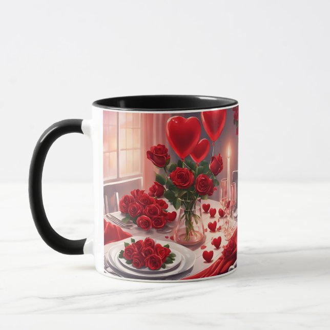 funny valentines day gift mug (Left)