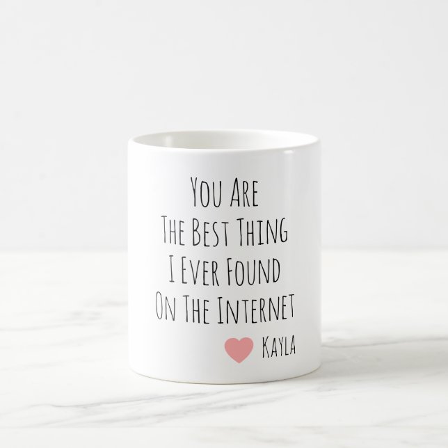 Funny Valentines Day Gifts For Him Boyfriend  Coffee Mug (Center)