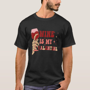 Funny Valentines Day Graphic Shirt Groovy Heart Wi