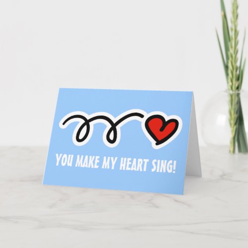 Funny Valentines Day Greeting Card _ You make my