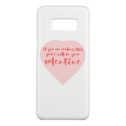 Funny Valentine&#39;s Day Heart Case-Mate Samsung Galaxy S8 Case