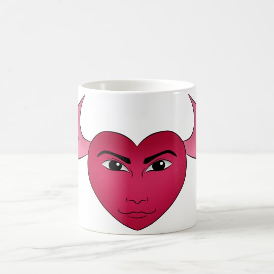 Funny Valentine's day heart with wings Coffee Mug