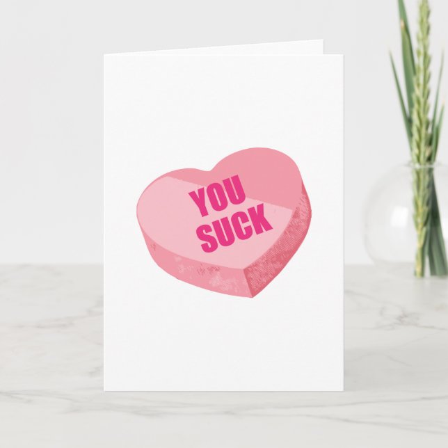 Funny Valentines Day Holiday Card (Front)