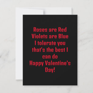 Funny Valentine's Day Holiday Card