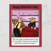 Funny Valentine's Day Humor Postcard