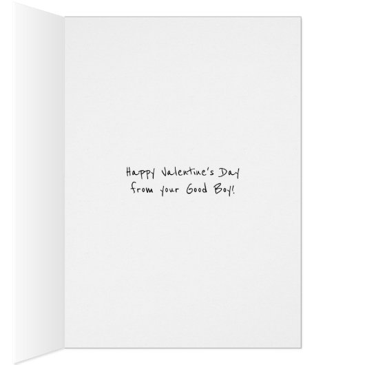 Funny Valentine's Day Poem from the Dog (Inside (Right))