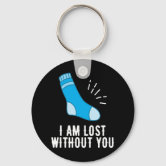 I'd be lost without you! – double meaning keychain
