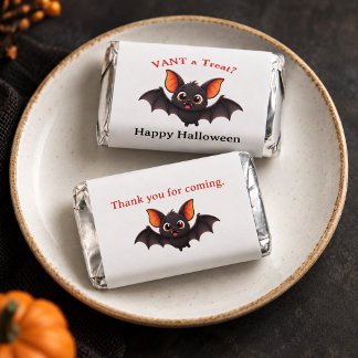 Funny Vampire Bat Custom Hershey's Miniatures