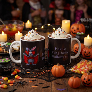 Funny Vampire Rabbit Spooky Season Coffee Mug