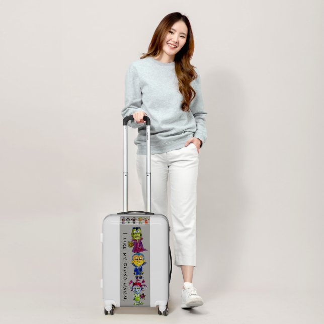 Funny Vampires Travel Luggage (Scale)