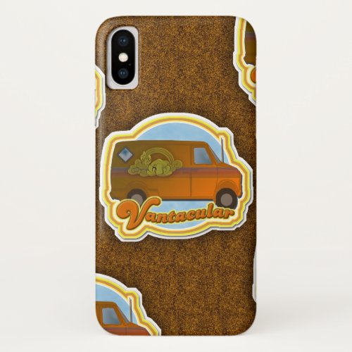 Funny Van Shag Pattern iPhone X Case