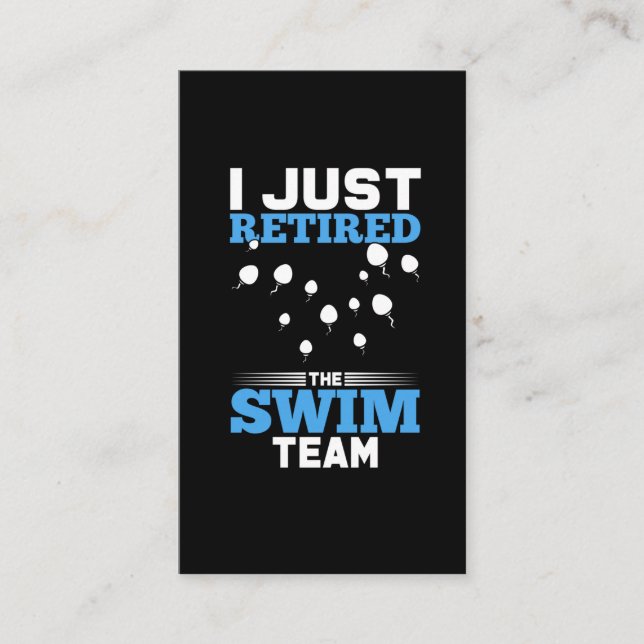 Funny Vasectomy Surgery Quote Business Card (Front)