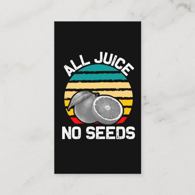 Funny Vasectomy Surgery Saying Adult Humor Business Card (Front)