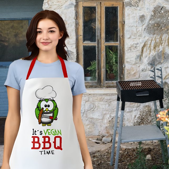 Funny Vegan BBQ  Apron (Creator Uploaded)