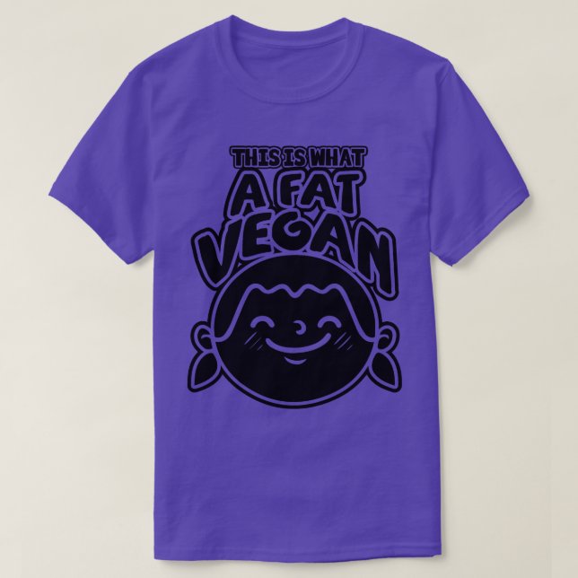 Funny Vegan Design Vegetarian 1 T-Shirt (Design Front)