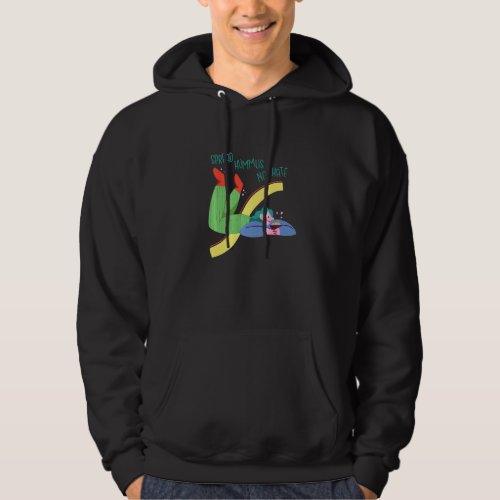 Funny Vegan Hummus Hoodie