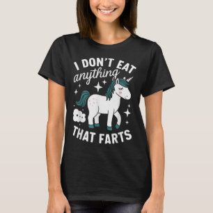 Funny Vegan I Don't Eat Anything That Farts Vegeta T-Shirt
