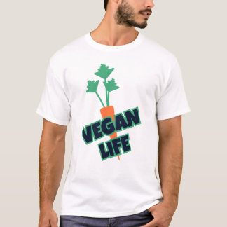 Funny Vegan Life Carrot Gift T-Shirt