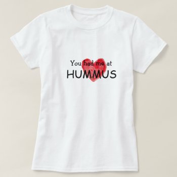 Funny Vegan Shirt Hummus Lol Silly Cute by DmytraszDesigns at Zazzle