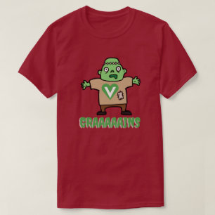 Funny Vegan Zombie Grains Halloween T-Shirt
