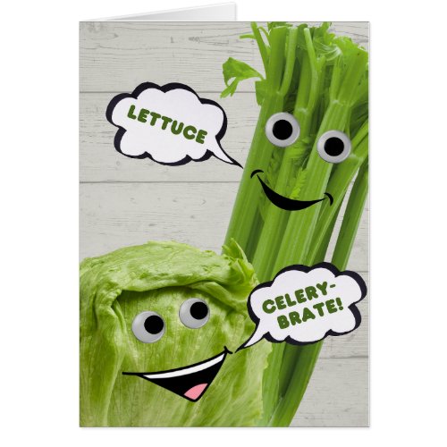 Funny Vegetable Birthday Lettuce Celery_brate