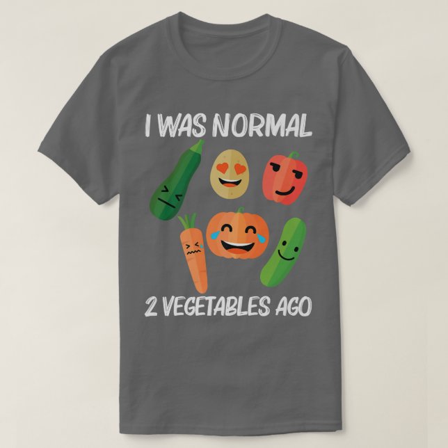 Funny Vegetables Design For Men Women Healthy Life T-Shirt (Design Front)