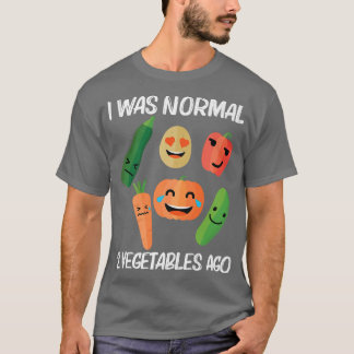 Funny Vegetables Design For Men Women Healthy Life T-Shirt