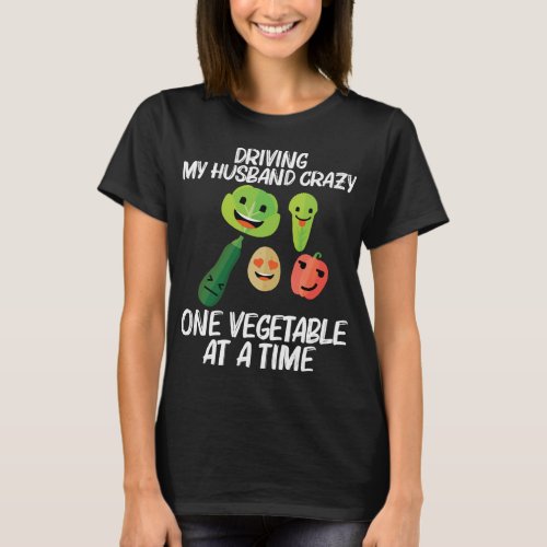 Funny Vegetables For Women Mom Fruit Veggies Garde T_Shirt