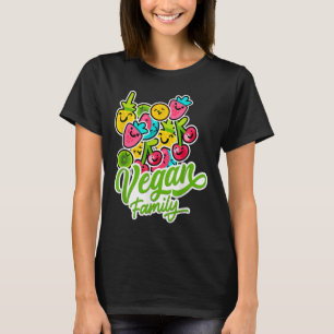 Funny Vegetarian Cool Veggie Fruits Veganism World T-Shirt