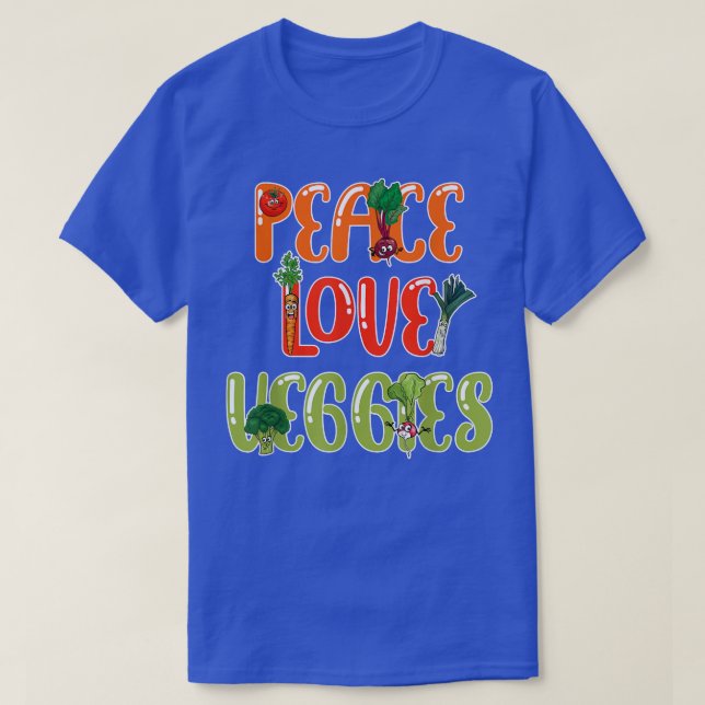 Funny Vegetarian Gift Men Women Cool Vegan Veggie  T-Shirt (Design Front)