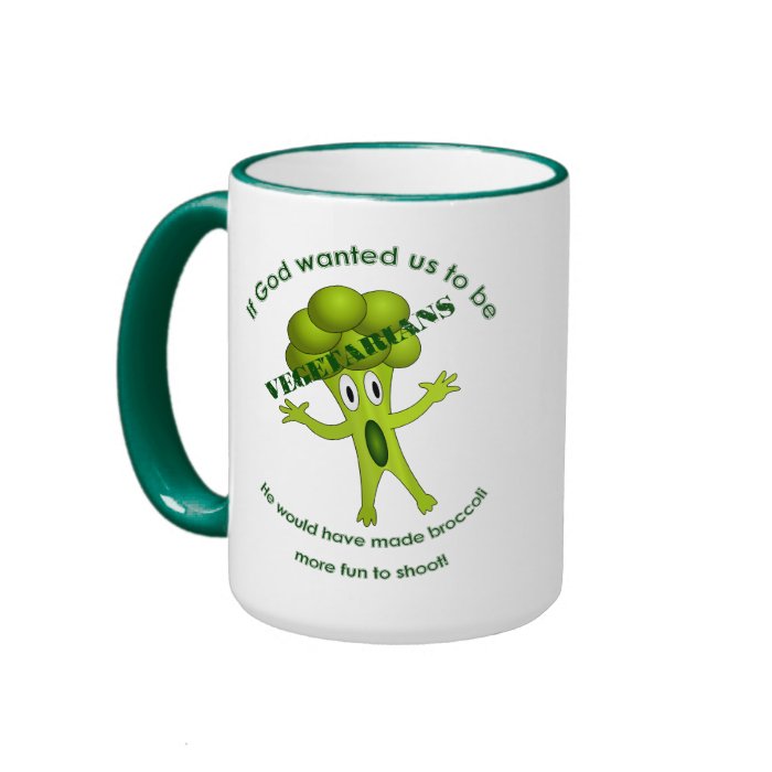 Funny Vegetarian Quote Mug