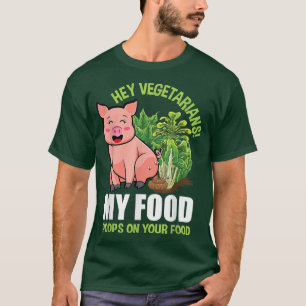 Funny Vegetarian Saying Veggie Plant Based Vegan M T-Shirt