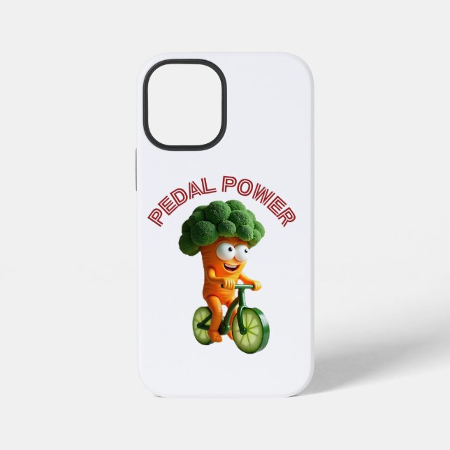 Funny Veggie Rider  iPhone Case (Back)