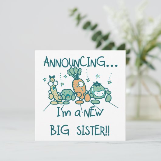 Funny Veggies New Big Sister (Standing Front)