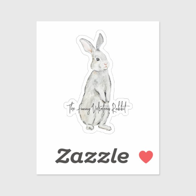 Funny velvet rabbit  sticker (Sheet)