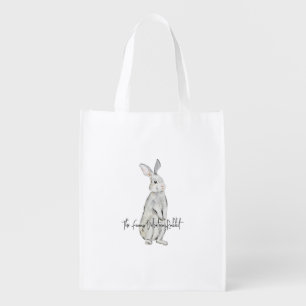 Funny velvet rabbit T-Shirt Grocery Bag