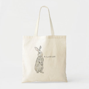 Funny velvet rabbit tote bag