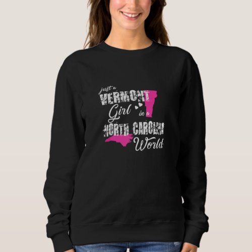 Funny Vermont Shirts Just A Vermont Girl In A Nort