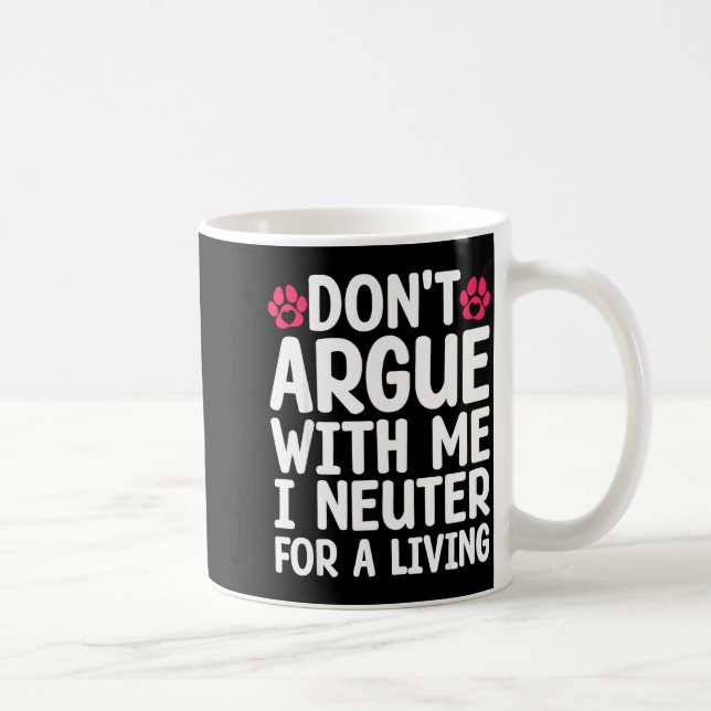 Funny Veterinarian Design For Men Women Vet Tech V Coffee Mug (Right)
